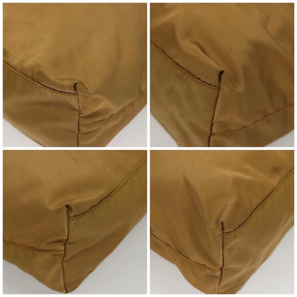 PRADA Tote Bag Nylon Khaki Silver Auth - Picture 16 of 16